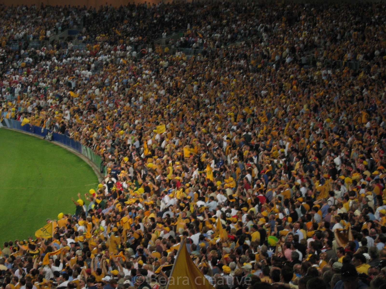 Australian crowd Telstra Stadium